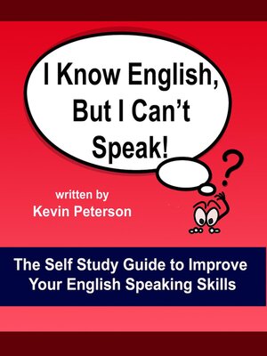 cover image of I Know English, But I Can't Speak
